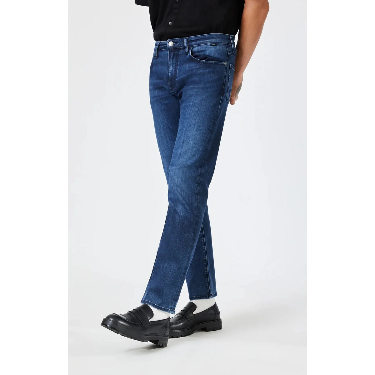 Mavi Jeans Mavi Zach Dark Tonal Brushed Supermove Denim