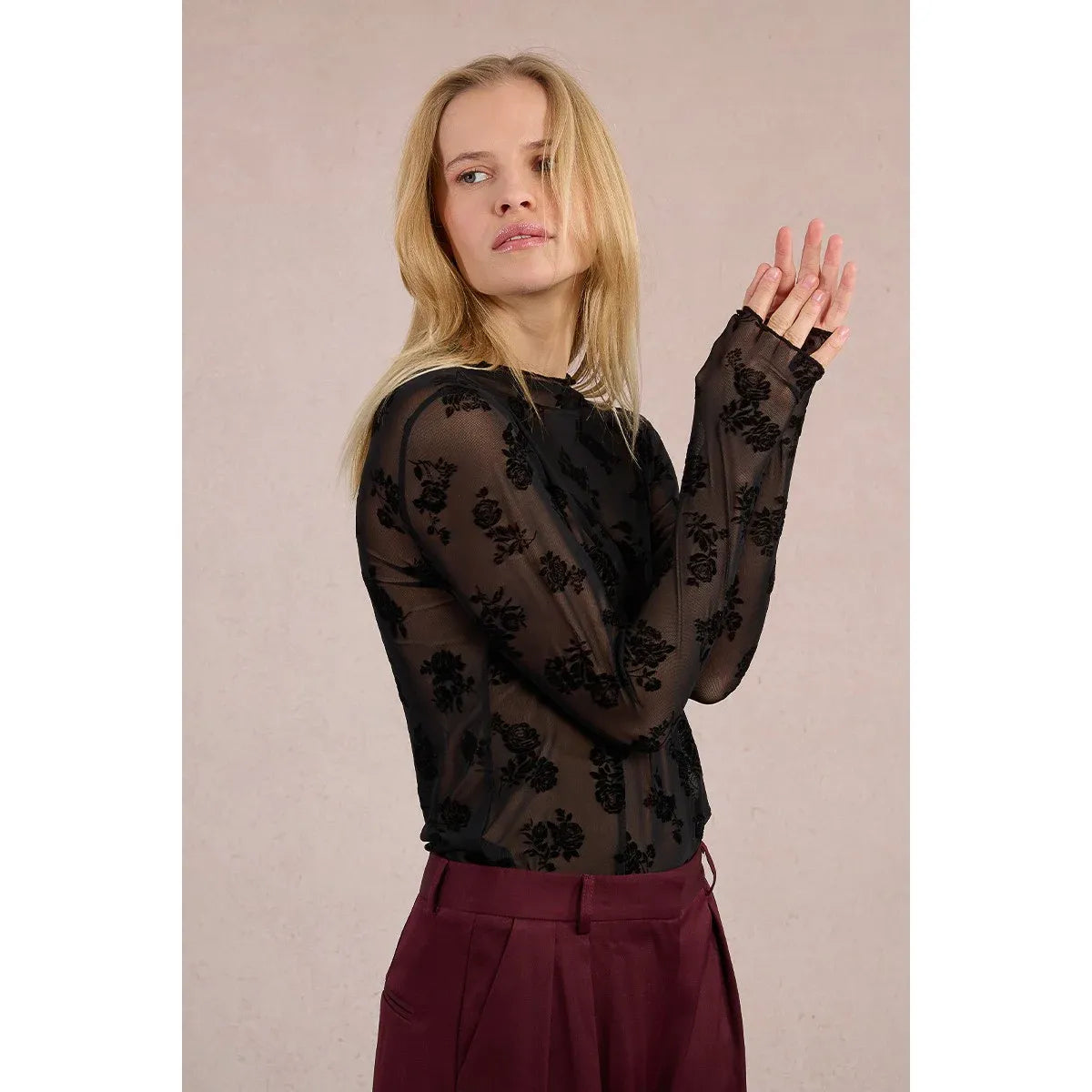 Molly Bracken Floral Sheer