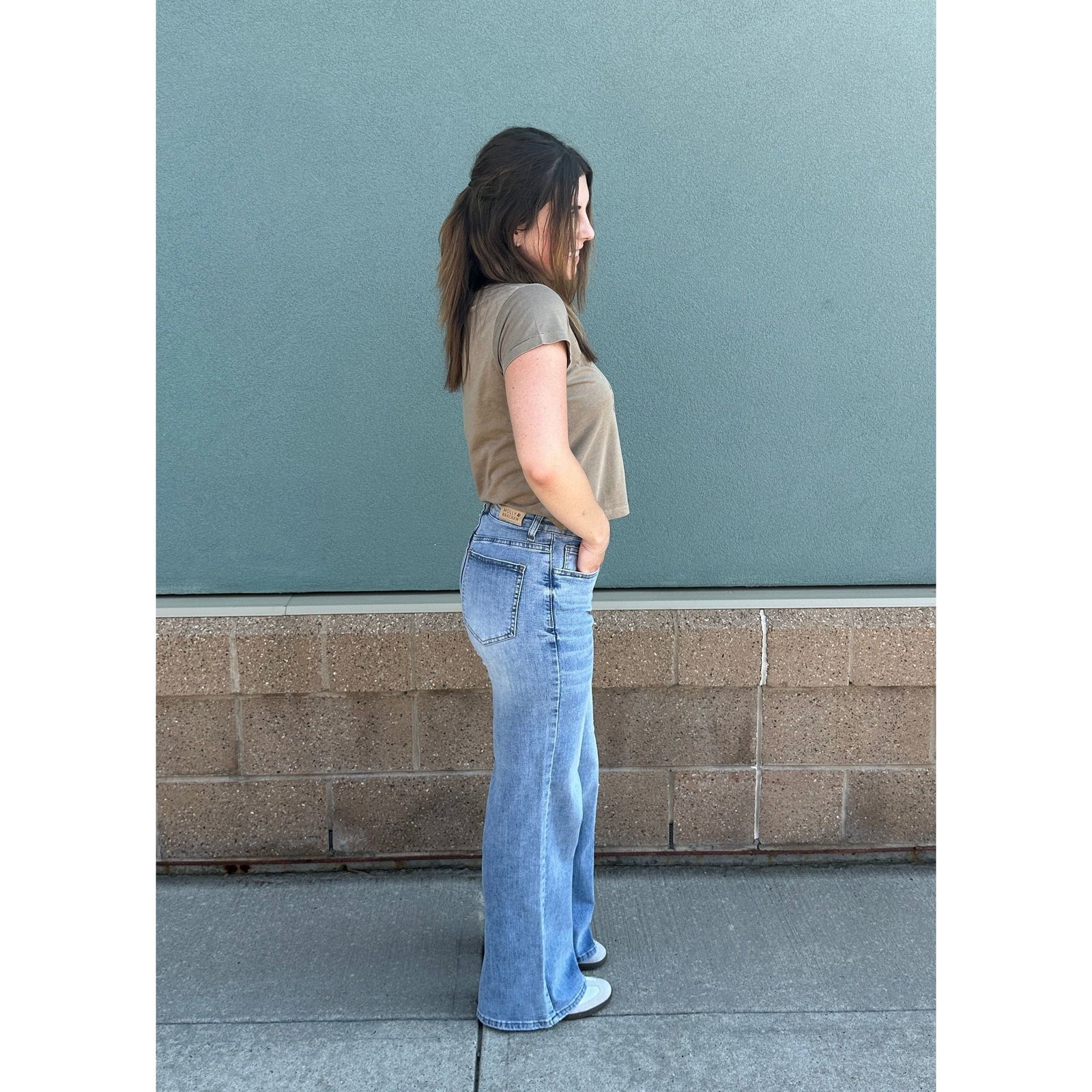 Molly Bracken Molly Bracken Jamie Wide Leg Denim Pant