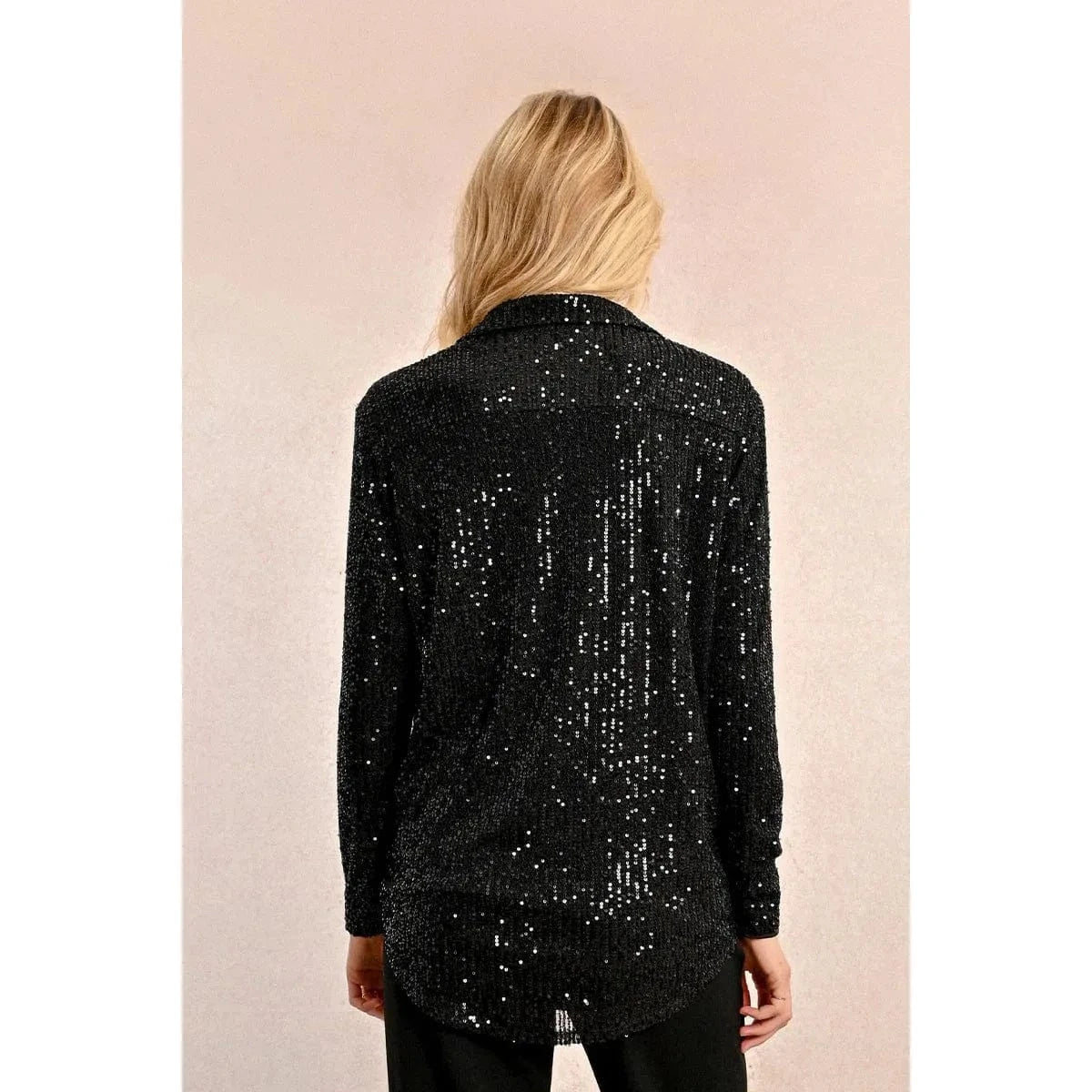 Molly Bracken Molly Bracken Sequin Blouse