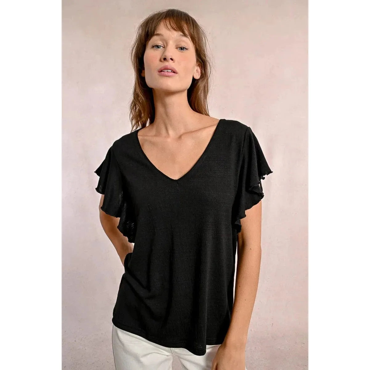 Molly Bracken Ruffled Tshirt