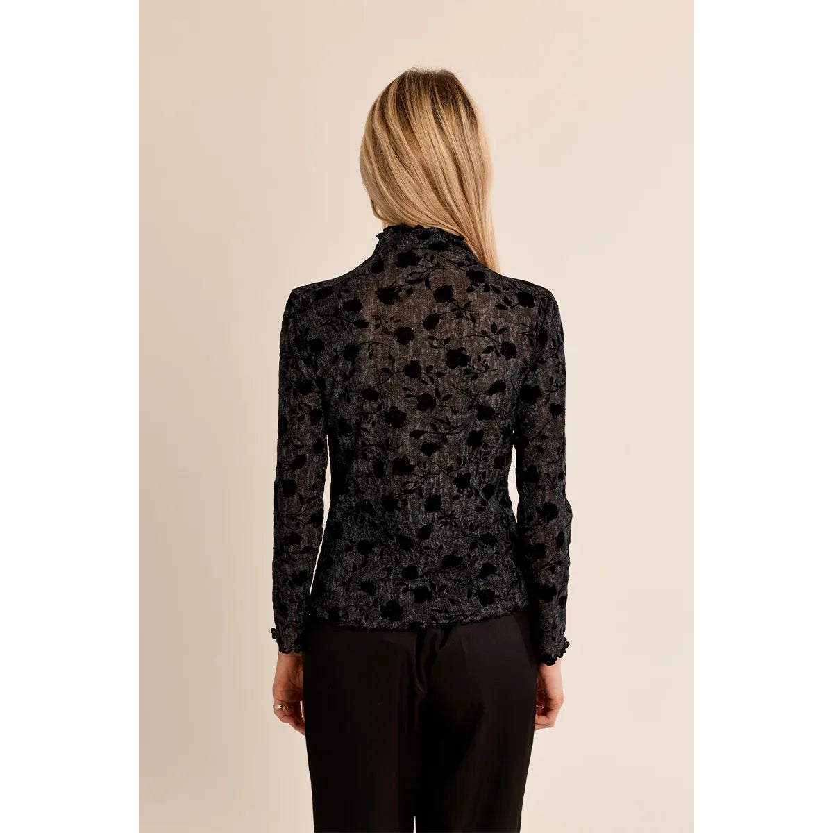 Molly Bracken Semi-Transparent Floral Top