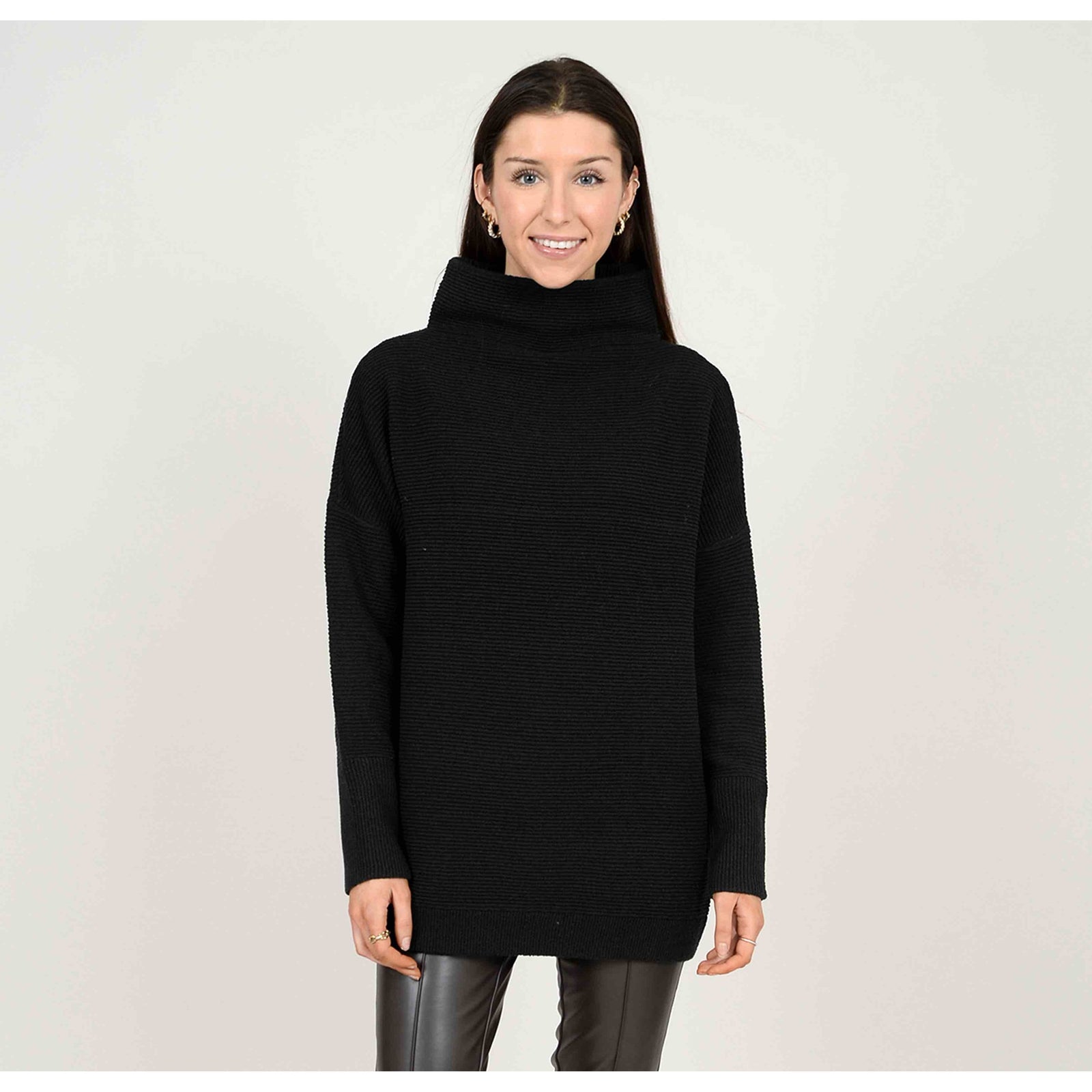 Ottoman Mock Neck Sweater