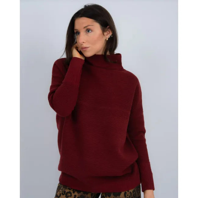 Ottoman Mock Neck Sweater
