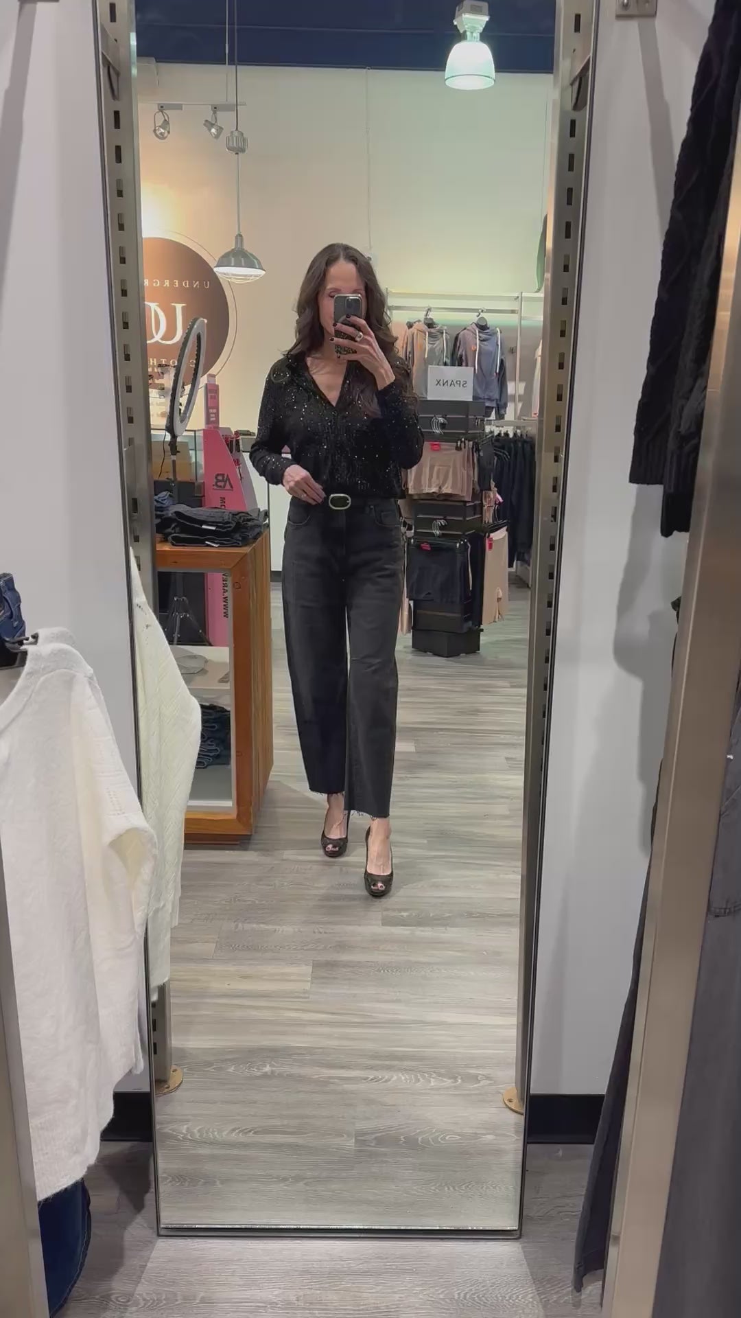 Molly Bracken Sequin Blouse