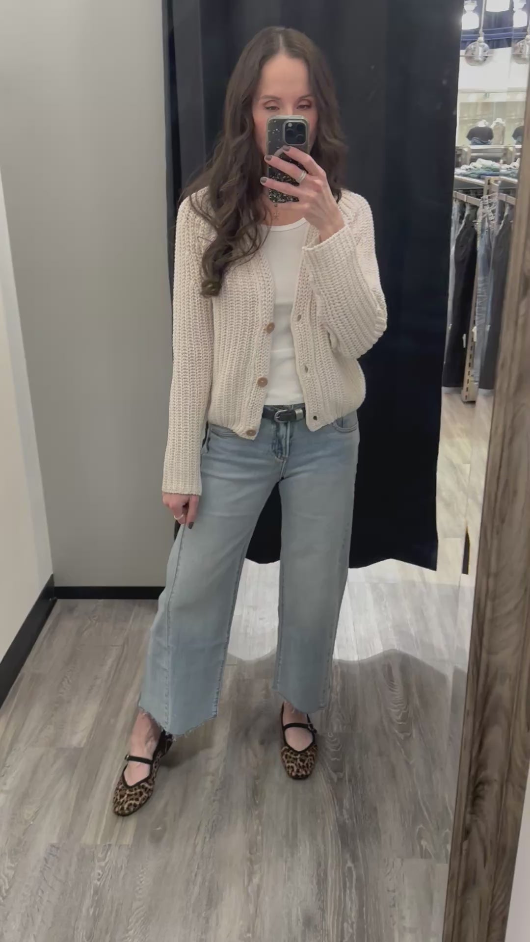 Silver Suki Wide Leg Cropped in West End