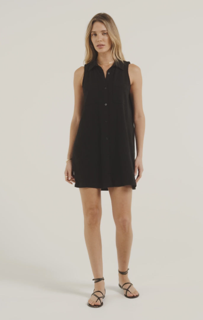 Z Supply New Light Textured Mini Dress