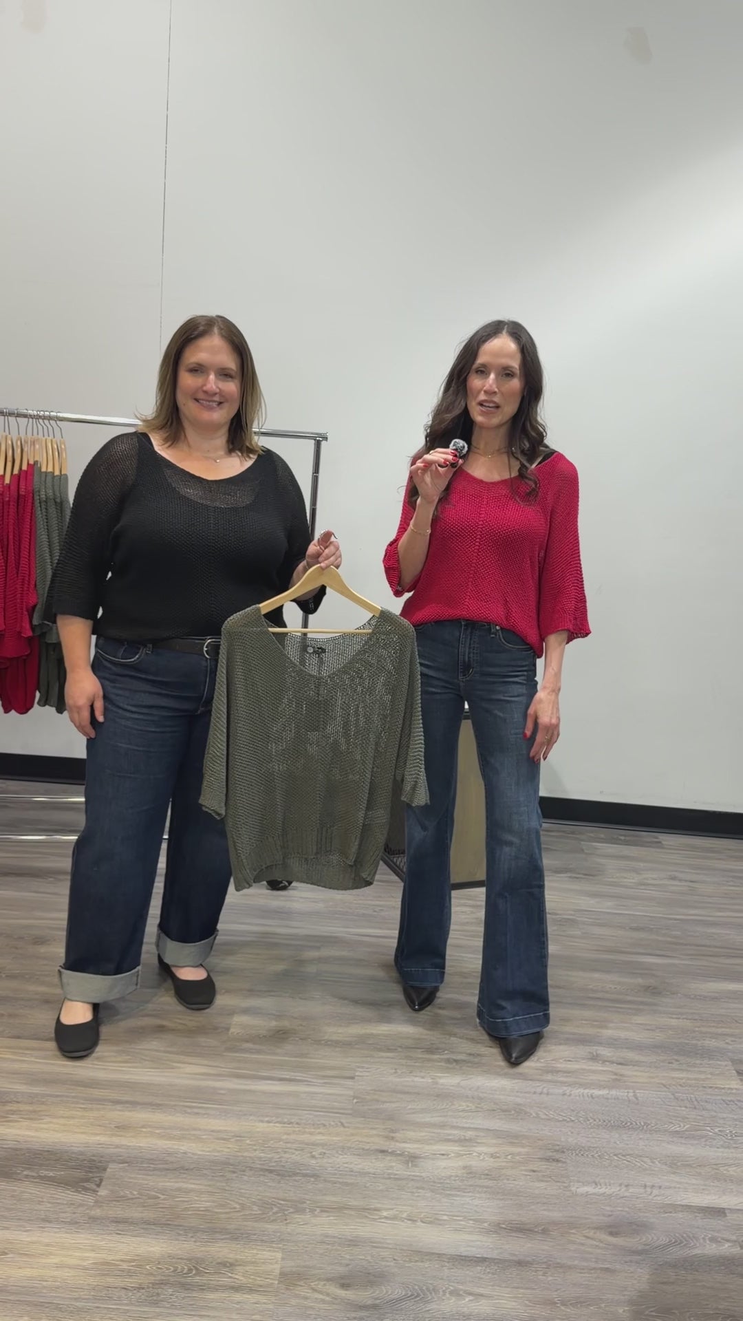 M Made in Italy V Neck Sweater