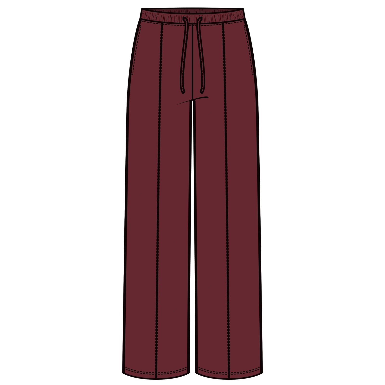 Prida Soft Knit Pull-On Drawstring Pant
