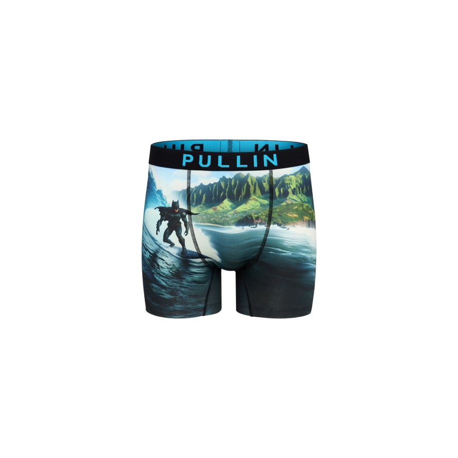 Multicolour Pullin Fashion 2 DK Brief offers comfort with a mid-thigh cut and loose crotch for freedom of movement.