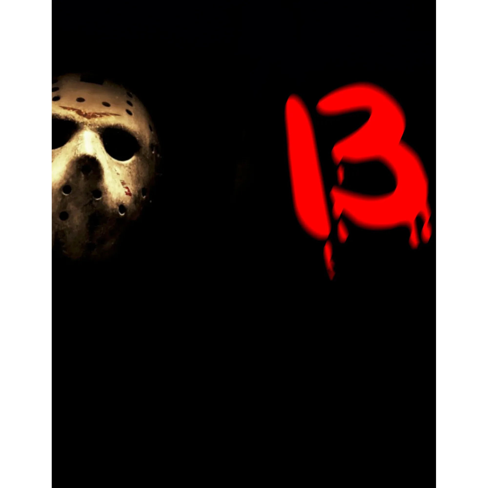 Pullin Fashion H13 Brief with skull print, black fabric, red elastic waistband.