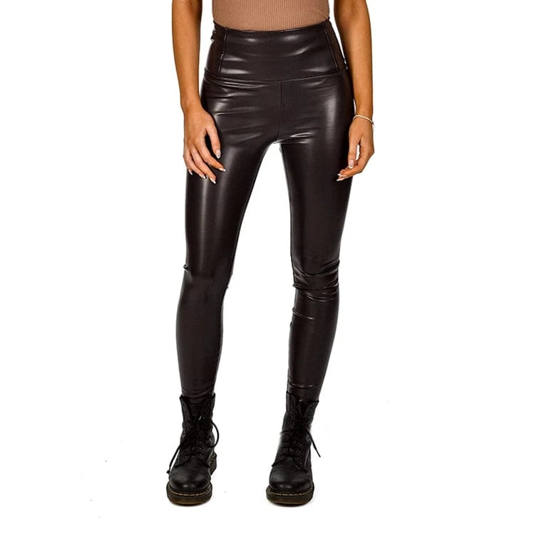 RD Black / XS Second Skin Delilah Faux Leather Legging