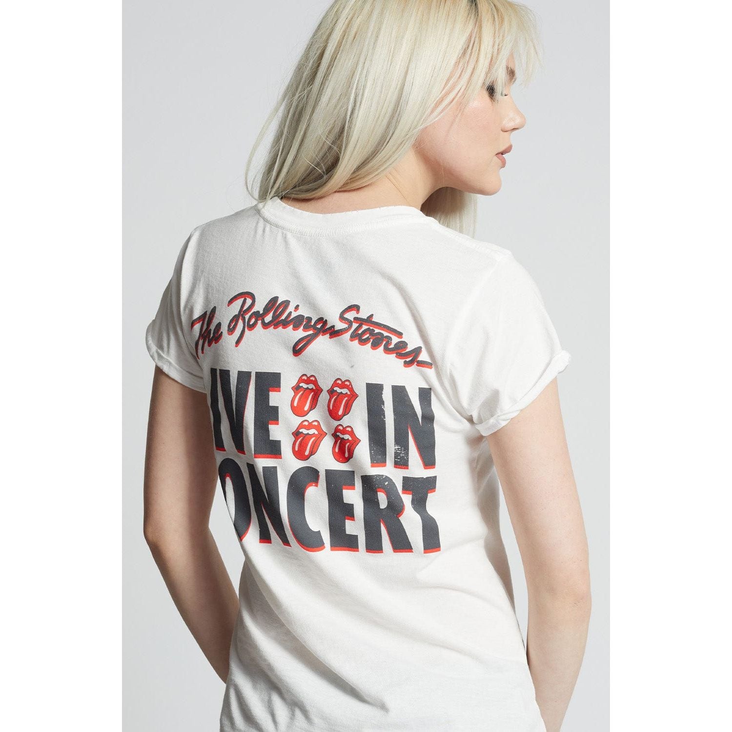 Recycled Karma White / XS Recycled Karma Rolling Stones Live in Concert Tee