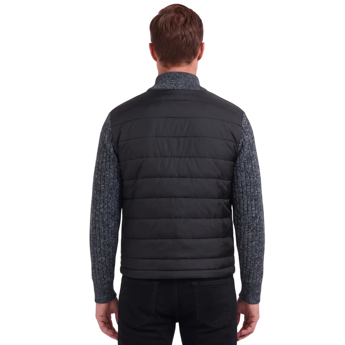 Report Collection Hybrid Knit Sweater Jacket