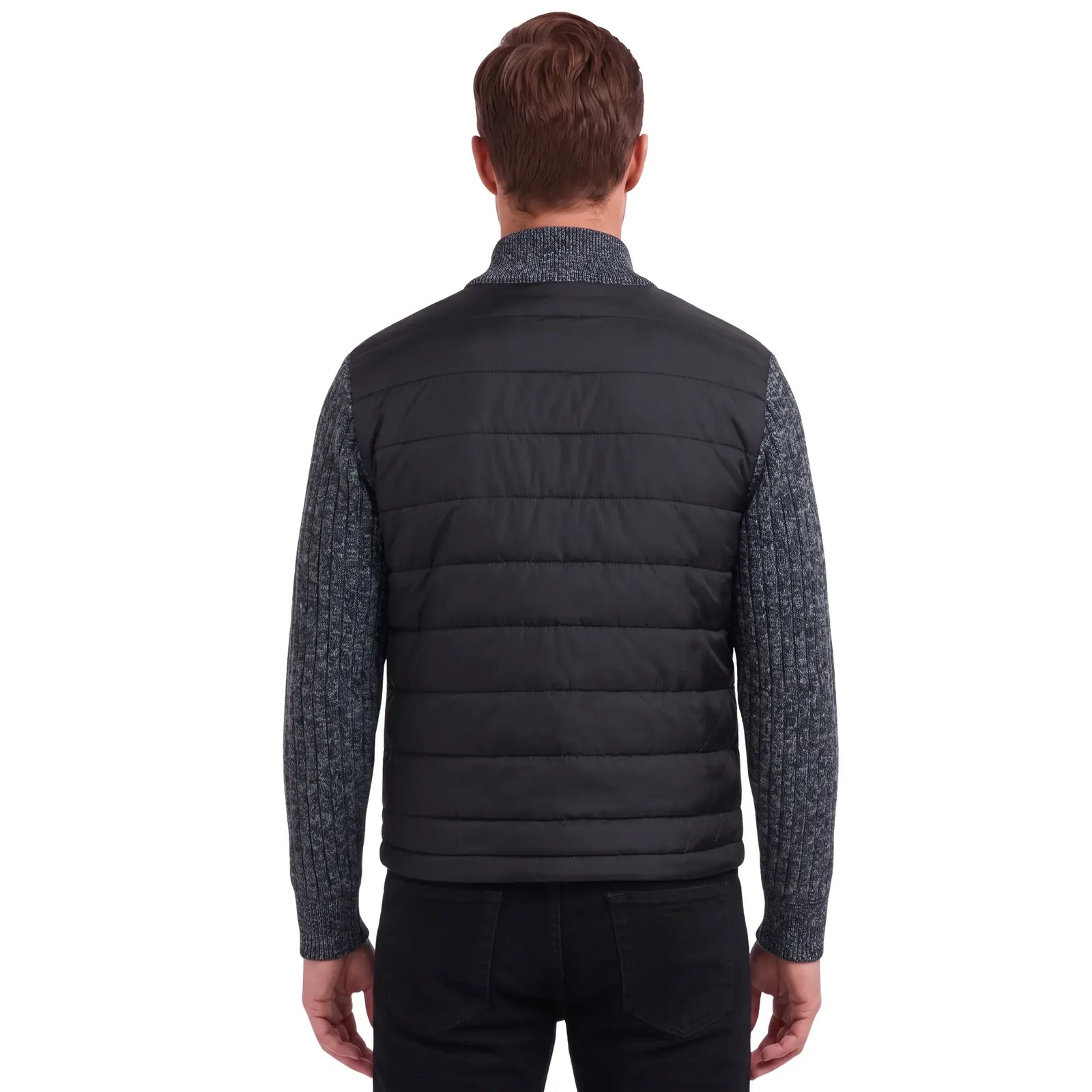 Report Collection Hybrid Knit Sweater Jacket