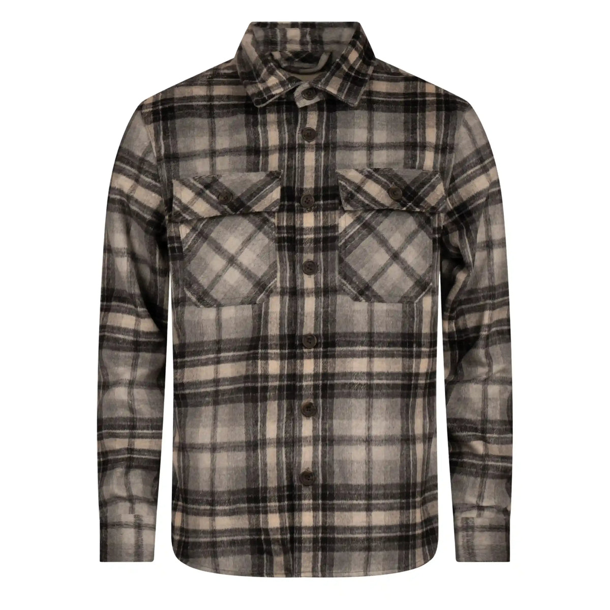 Report Collection Brushed Flannel Overshirt
