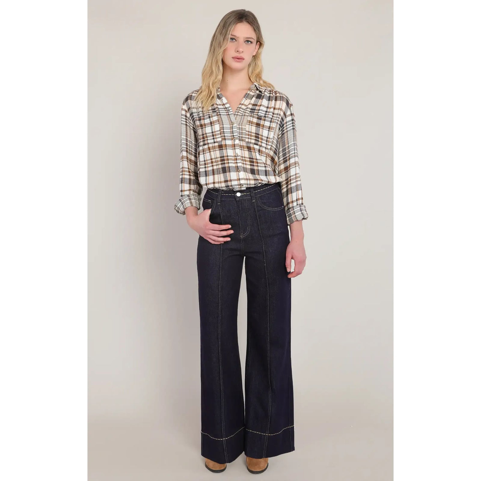 Room 34 Plaid Shirt