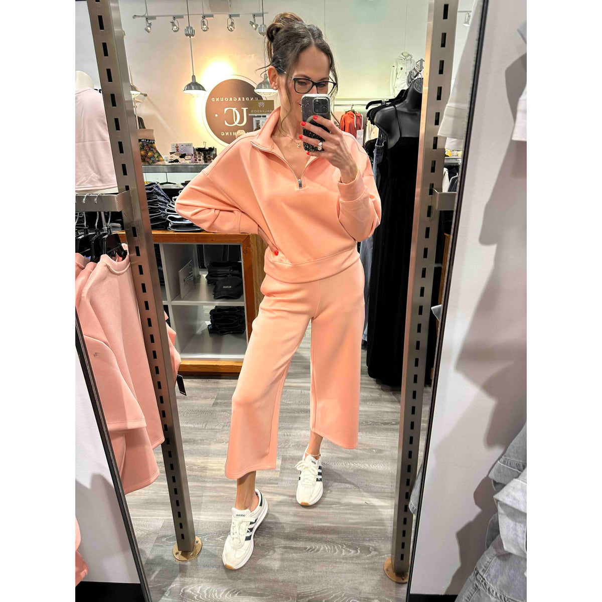 Mailyn Soft Knit 1/2 Zip Pull Over