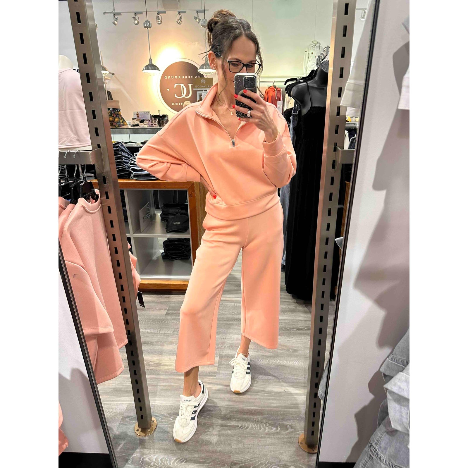 Mailyn Soft Knit 1/2 Zip Pull Over