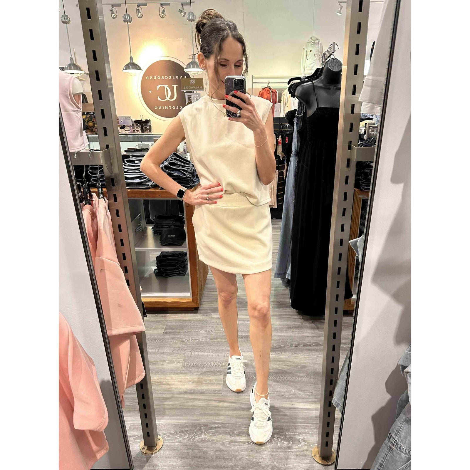 Santia Soft Knit Mini Skirt