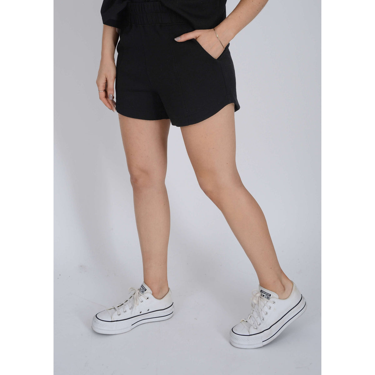 Stylish and comfy, the Scuba Sullie Soft Knit Shorts are perfect for sunny days and casual outings.