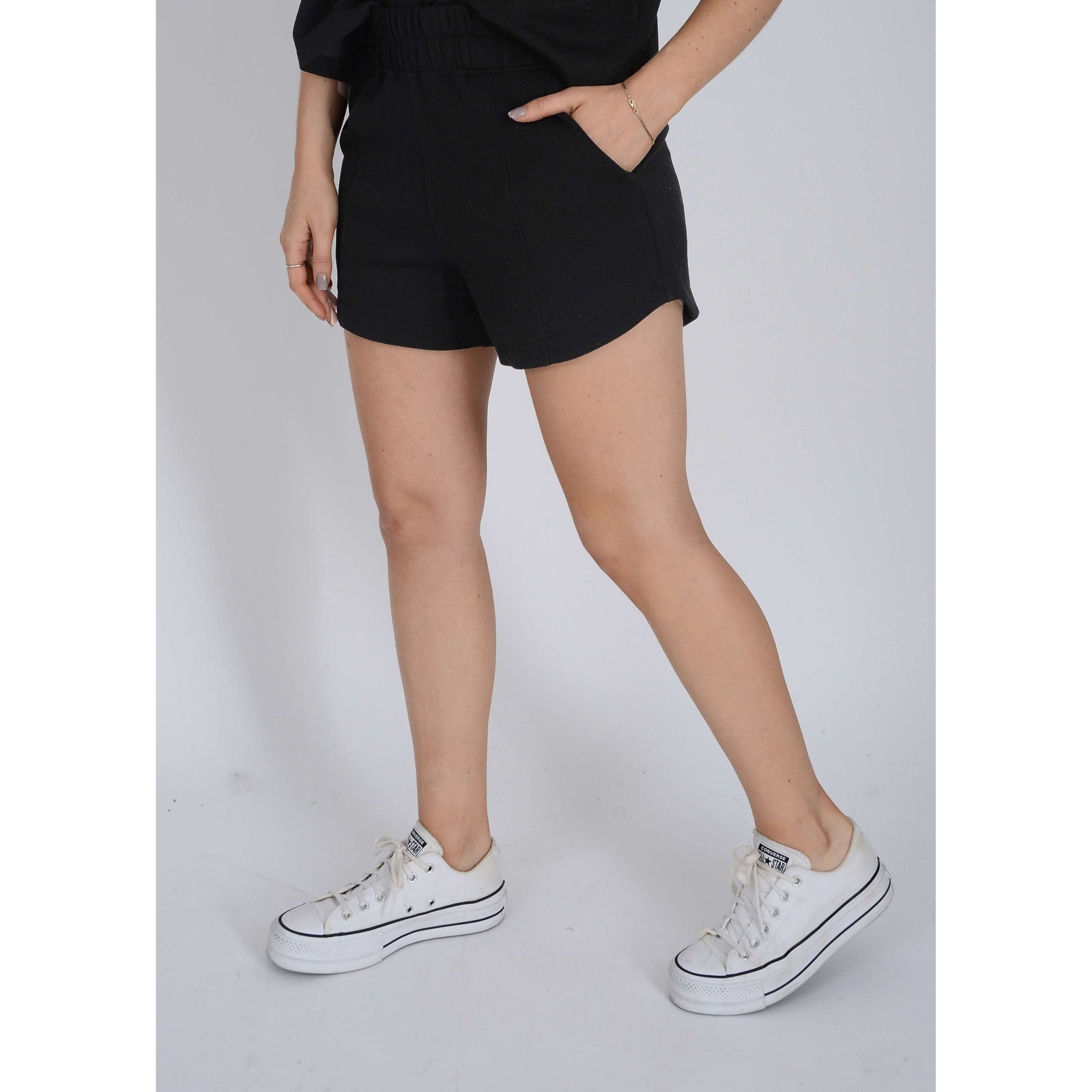 Stylish and comfy, the Scuba Sullie Soft Knit Shorts are perfect for sunny days and casual outings.