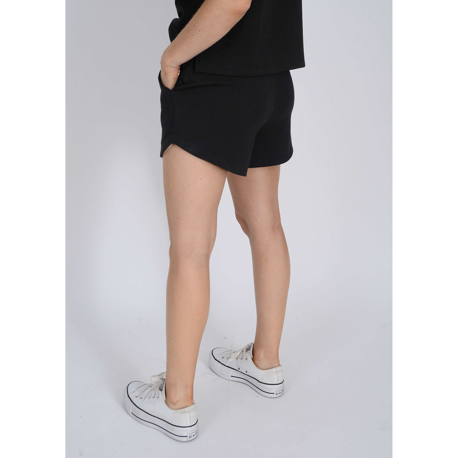 Stylish and comfy, the Scuba Sullie Soft Knit Shorts are perfect for sunny days and casual outings.