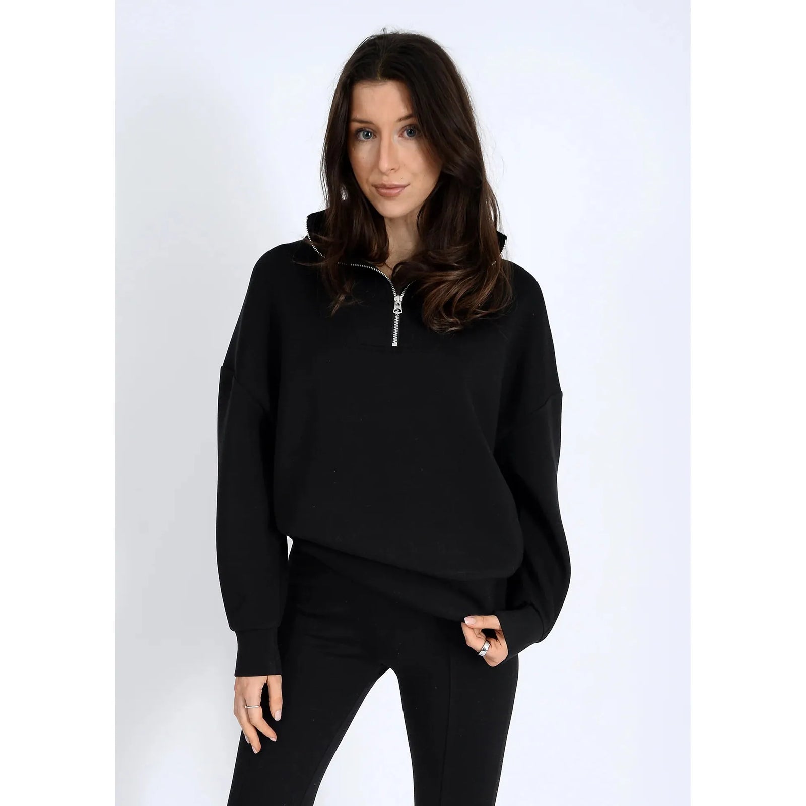 Seanni Soft Knit Half Zip Pullover