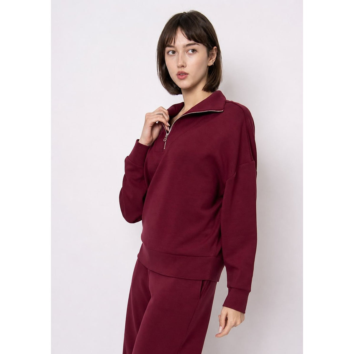 Seanni Soft Knit Half Zip Pullover