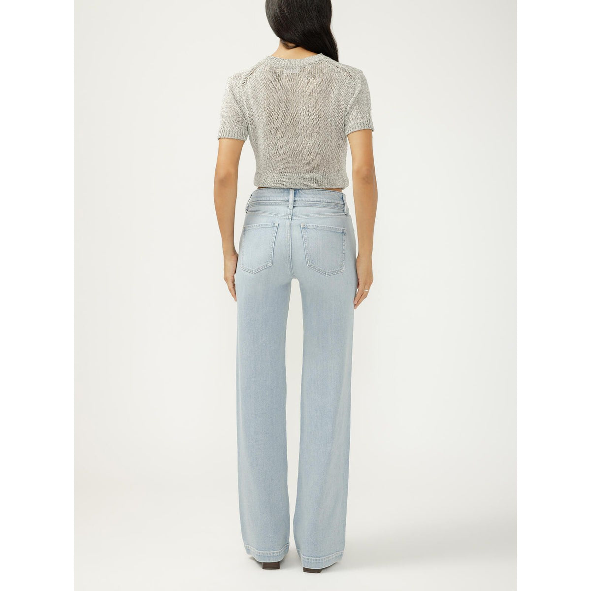 Silver Avery Trouser in Sycamore