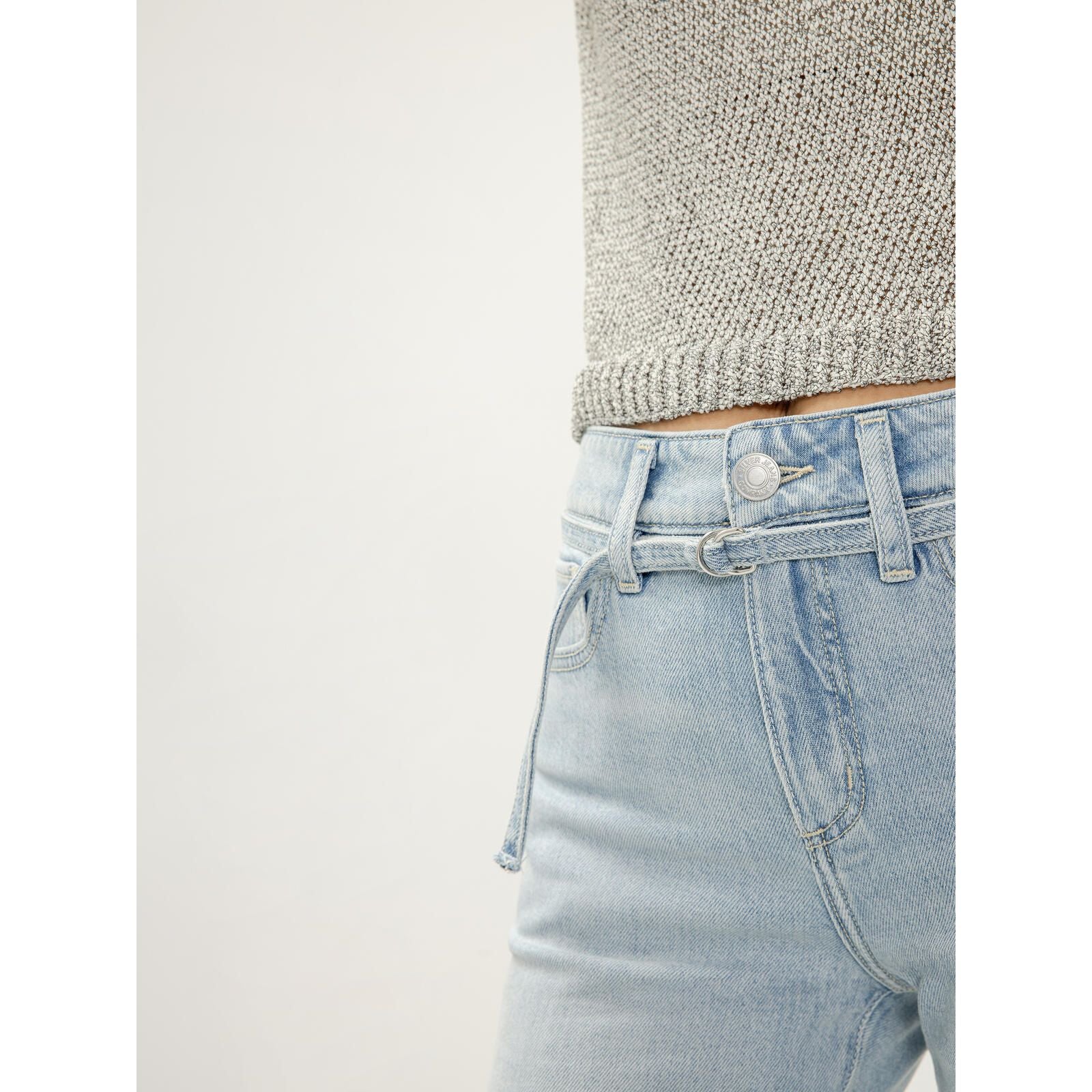 Silver Avery Trouser in Sycamore