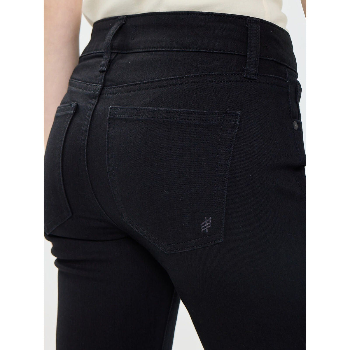 Silver Avery Trouser in Black