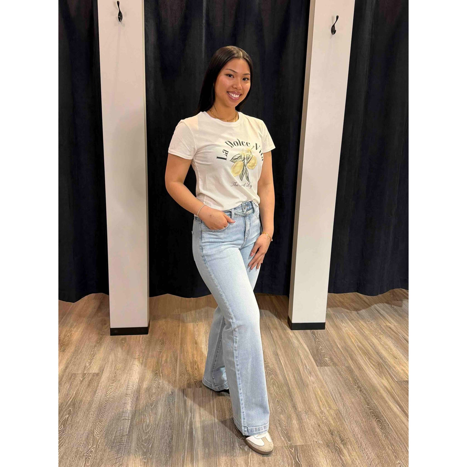 Silver Avery Trouser in Sycamore