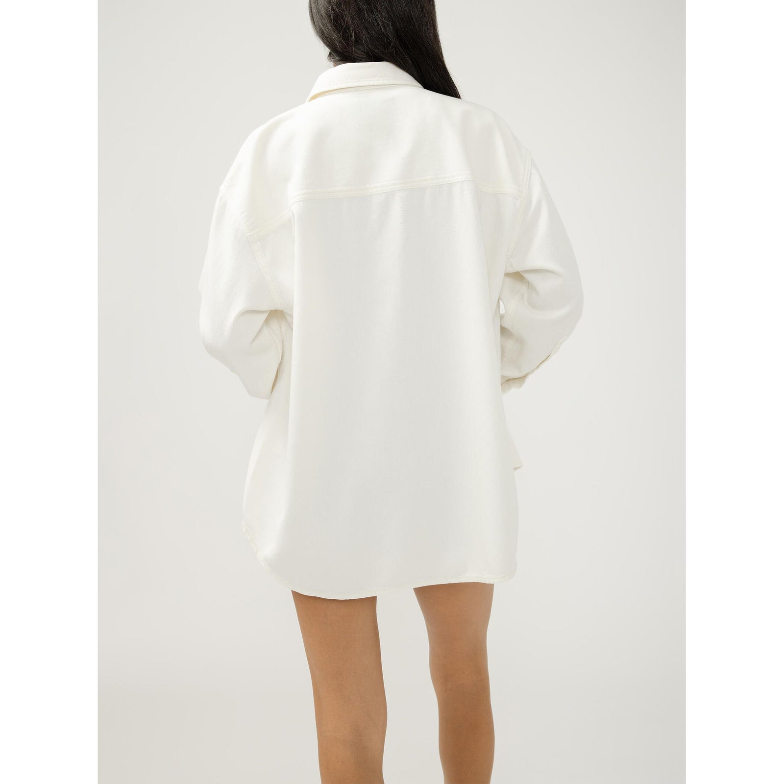 Silver Relaxed Fit Beach Shirt