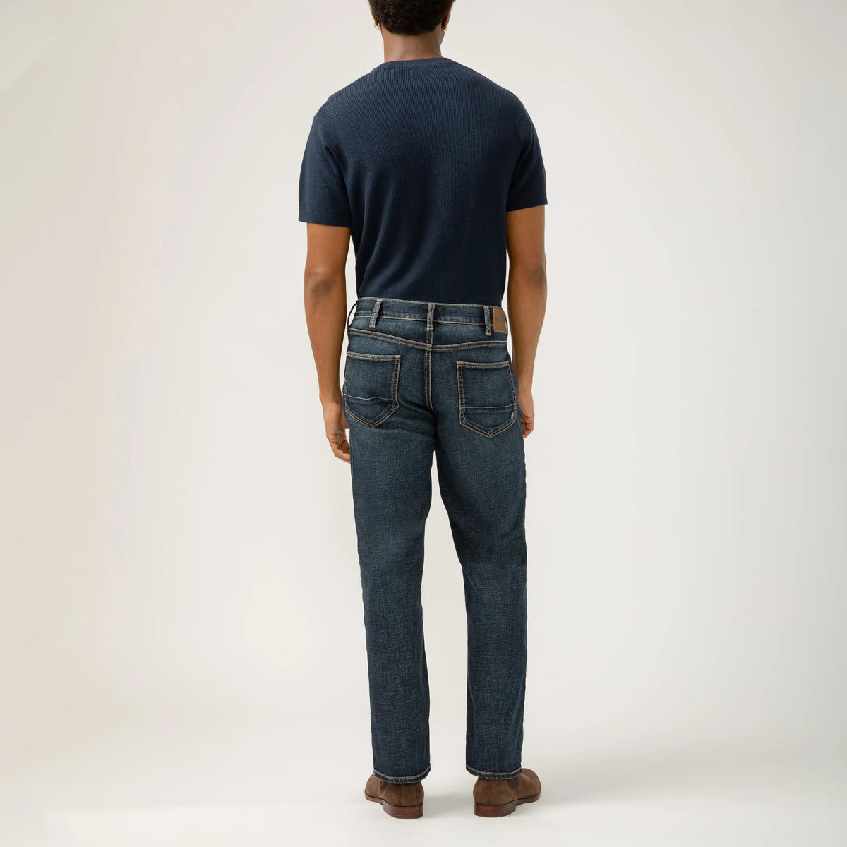 Silver Grayson Straight Denim in Indigo
