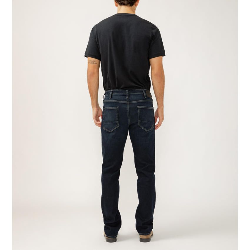 Stylish back view of the Silver Grayson Straight in Radio Denim, featuring a comfortable fit and sleek straight leg.