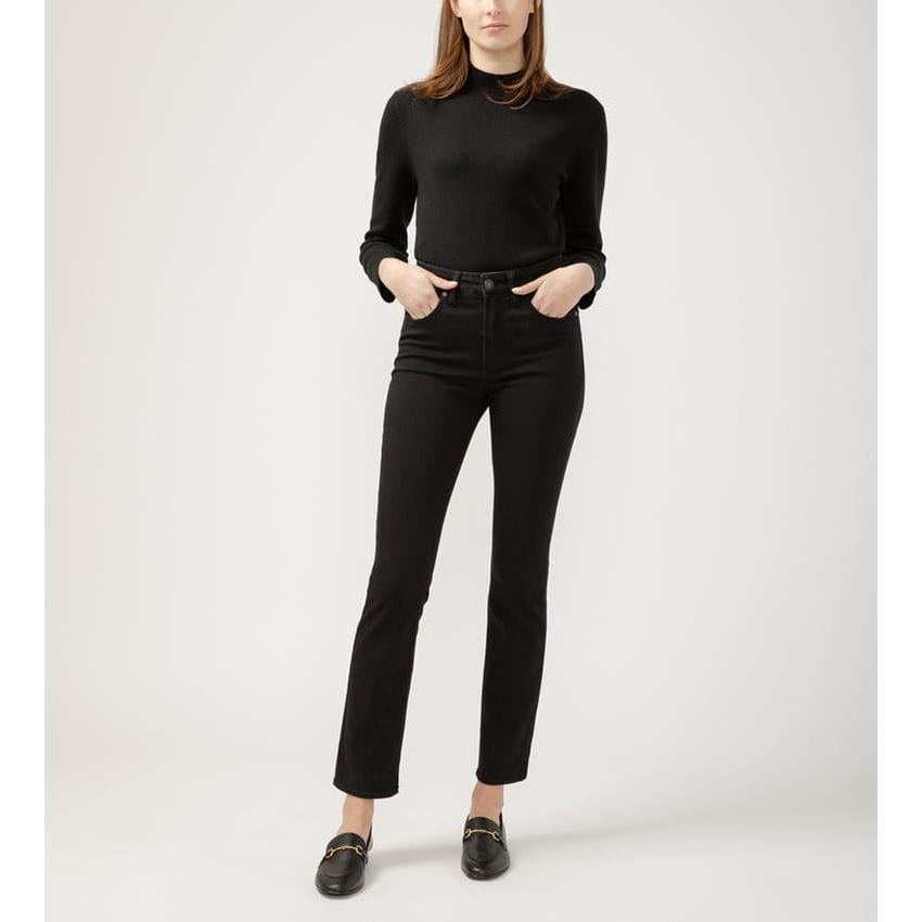 Silver Jeans Silver Avery Straight Black Jean