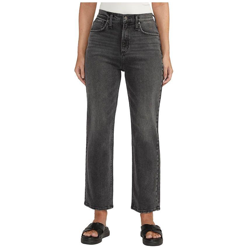 Silver Jeans 24 / 30 Silver Highly Desirable Straight Jean Black