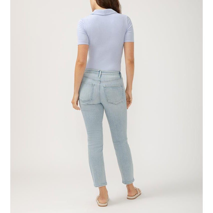 Silver Jeans Silver Isbister High Rise Ankle Straight Indigo