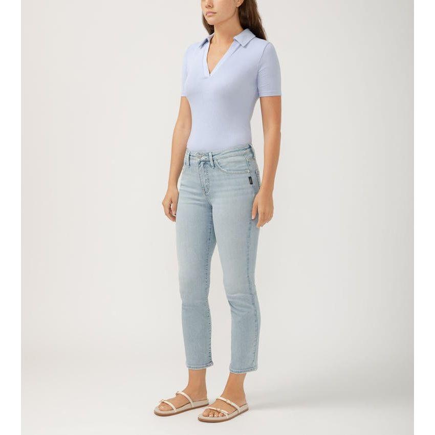 Silver Jeans Silver Isbister High Rise Ankle Straight Indigo