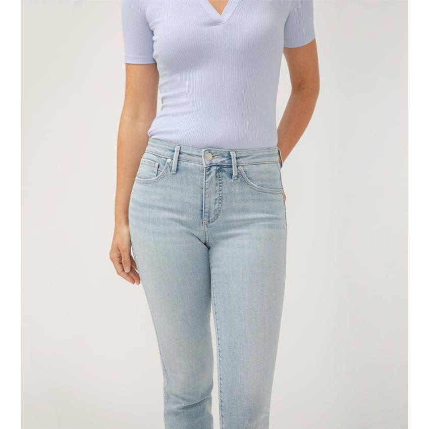 Silver Jeans Silver Isbister High Rise Ankle Straight Indigo