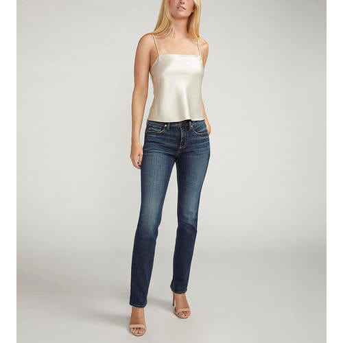 Silver Jeans Silver Suki Mid-Rise Straight Denim