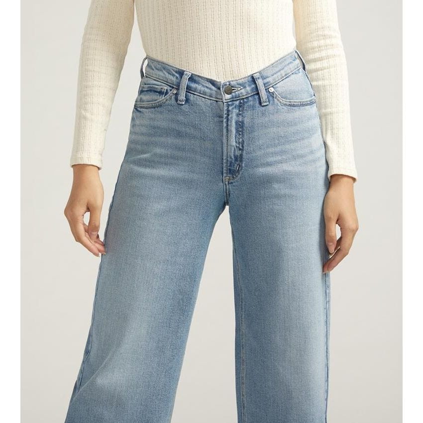 Silver Jeans Silver V Front Wide Leg Pant