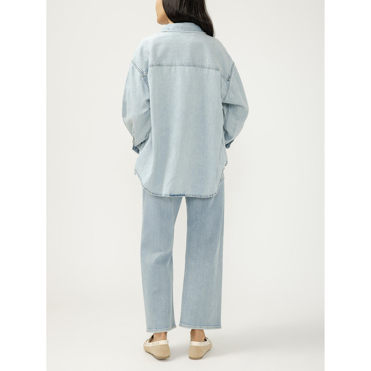 Silver Relaxed Fit Beach Shirt