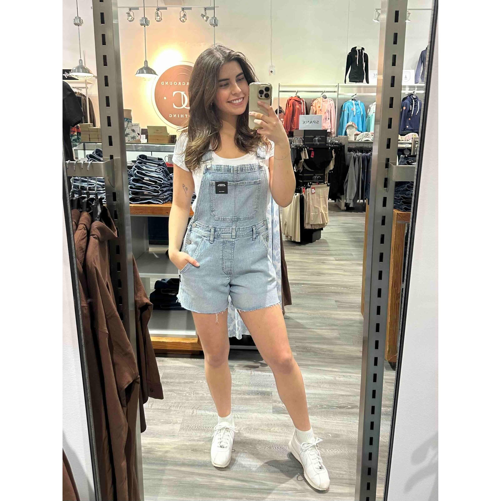 Silver Shortalls Indigo