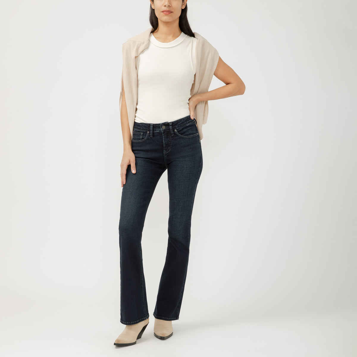 Silver Suki Bootcut in Amora Denim