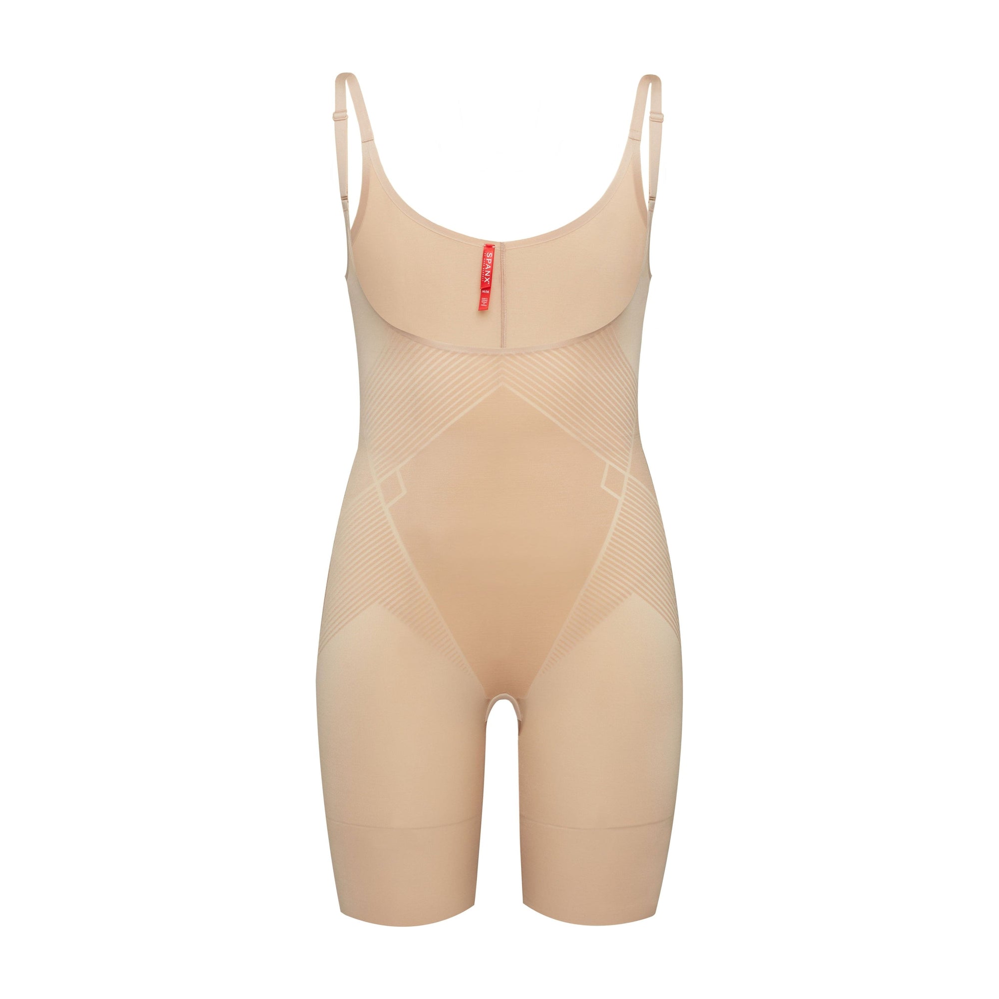 Spanx Spanx Invisible Shaping Open Bust Mid-Thigh Body Suit