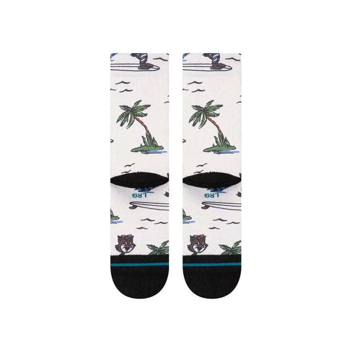 Stance Canvas / Large Stance Kool Katz Surf Crew Socks