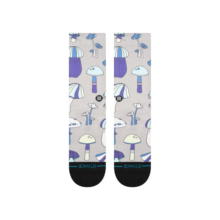 Stance Grey / Large Stance Microbial Crew Socks