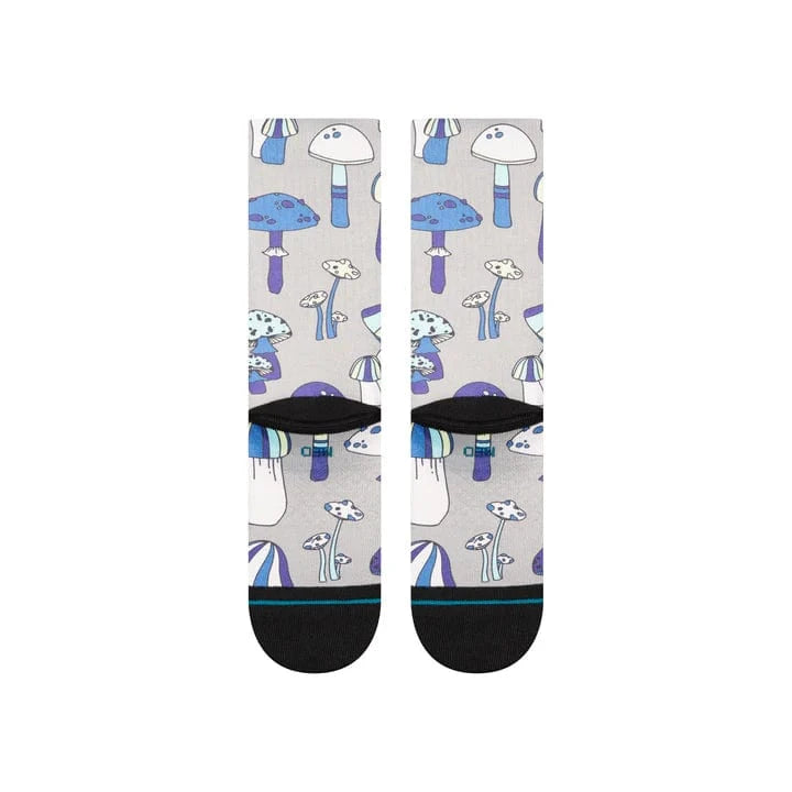 Stance Grey / Large Stance Microbial Crew Socks